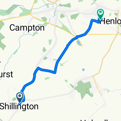 High Road, Hitchin to Broad Street, Shefford
