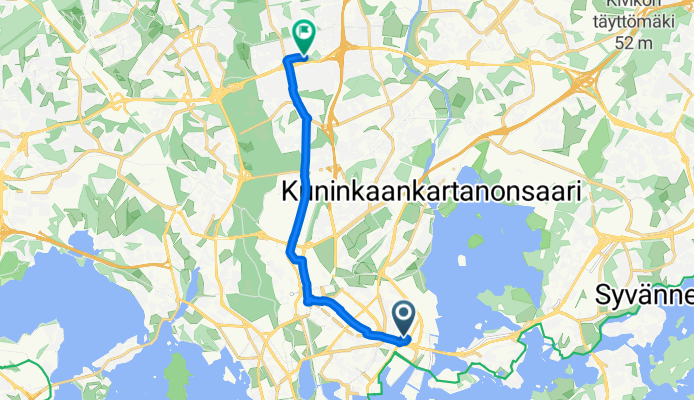 Lautatarhankatu, Helsinki to Halkosuontie, Helsinki