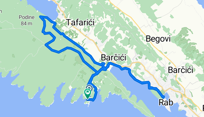 Carolina, Rab, Capo Fronte, Guscici