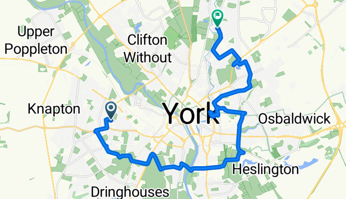 Burnsall Drive, York to Meadowfields Drive, York