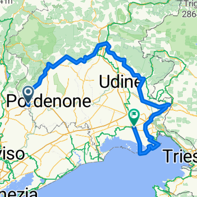 From Sacile to Cervignano del Friuli