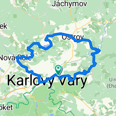 Karlsbad Runde über Ostrov 58 km