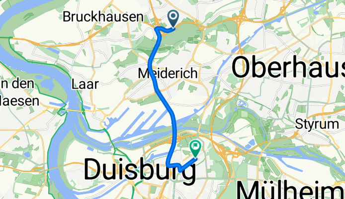 A42, Duisburg nach Malteserstraße, Duisburg