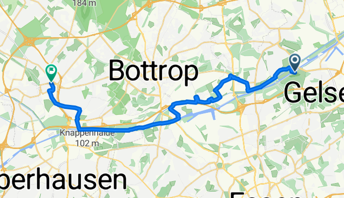 Grothusstraße, Gelsenkirchen nach Bahnhofstraße, Oberhausen