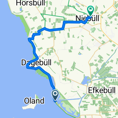 4. Etappe Nordseeküstenradweg mit Unterkunft