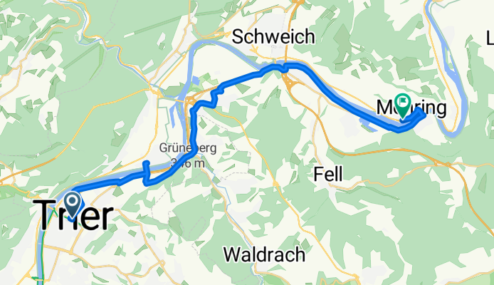 Simeonstraße, Trier nach Im Bungert, Mehring