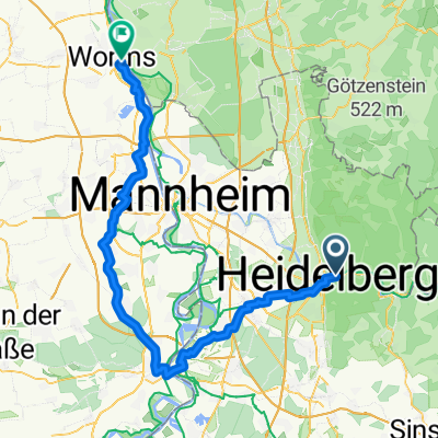 Tour: 4 Alternative Friedmar Heidelberg, Speyer, Worms