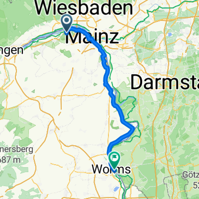 Tour: 1 Waldhotel Mainz, Worms