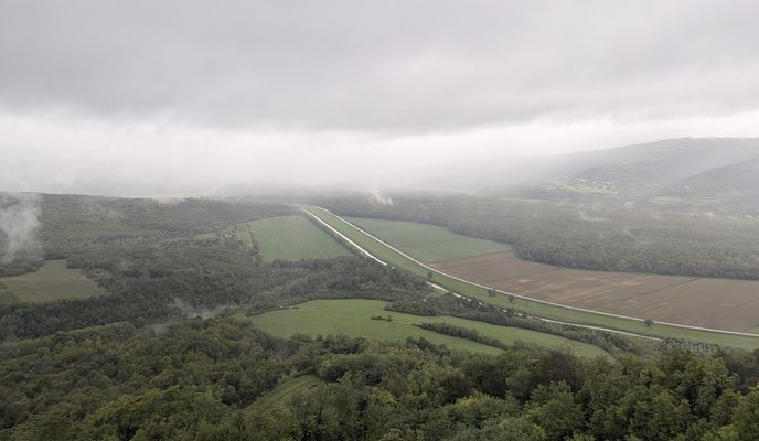 Photo 1 of the Bikemap route "[B2] Buje→Motovun (10.09.)"