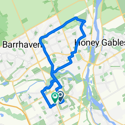 Blackleaf Dr, Ottawa to Kinloch Crt, Ottawa