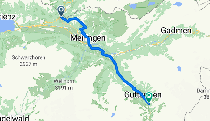 Lungern - Meiringen
