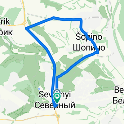 Олимпийская улица, Северный до Олимпийская улица, Северный