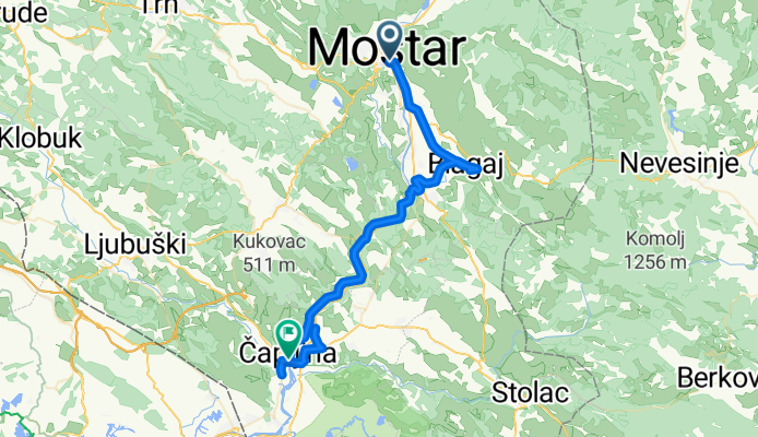 Ćirina Pruga 1.dio: Mostar - Čapljina
