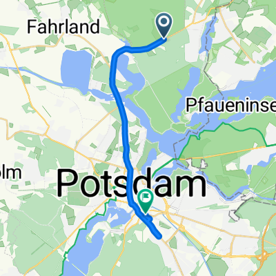 Potsdamer Chaussee, Potsdam nach Heinrich-Mann-Allee, Potsdam