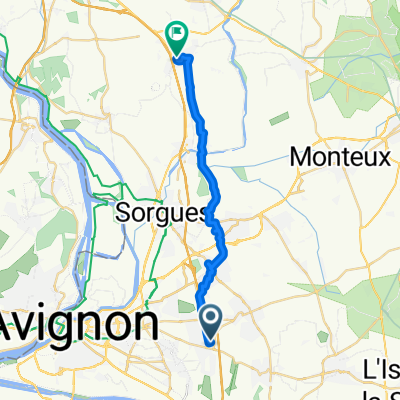 Rue du Docteur S Bioules, Morières-lès-Avignon à Impasse des Prés, Courthézon