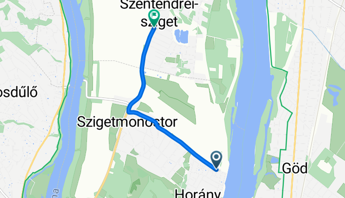 Monostori utca - Csóka utca