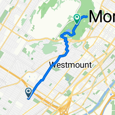 Route in Montreal