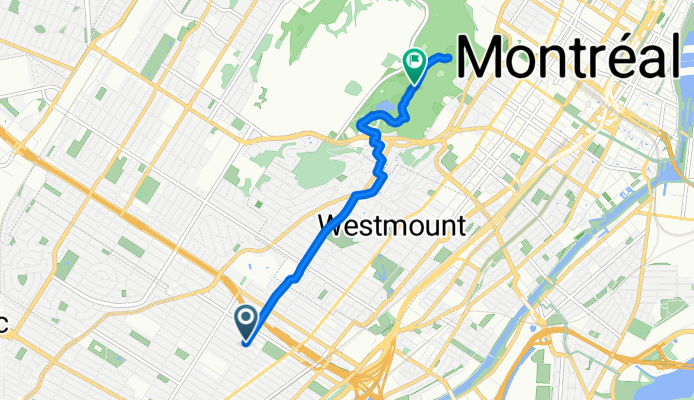 Route in Montreal