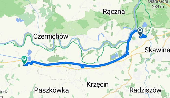 Żwirowa, Skawina do Kalinowa, Brzeźnica