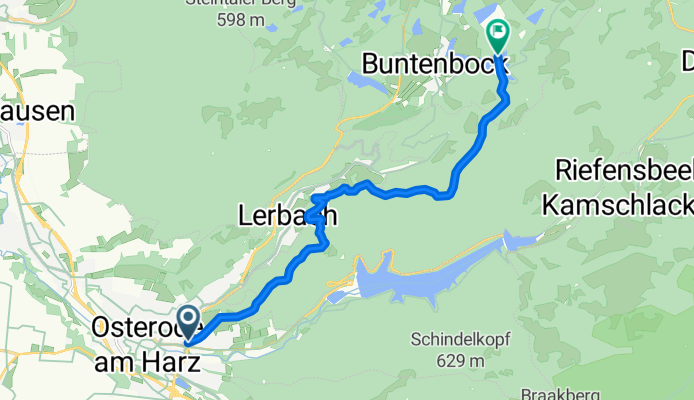 Harzer-Hexen-Stieg - 1. Etappe - von Osterode nach Buntenbock