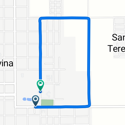 Ruta desde Luis J. Cadra