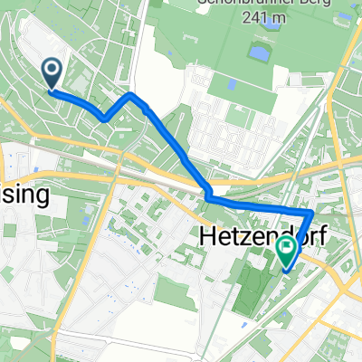 Hugo-Portisch-Gasse nach Kaulbachstraße