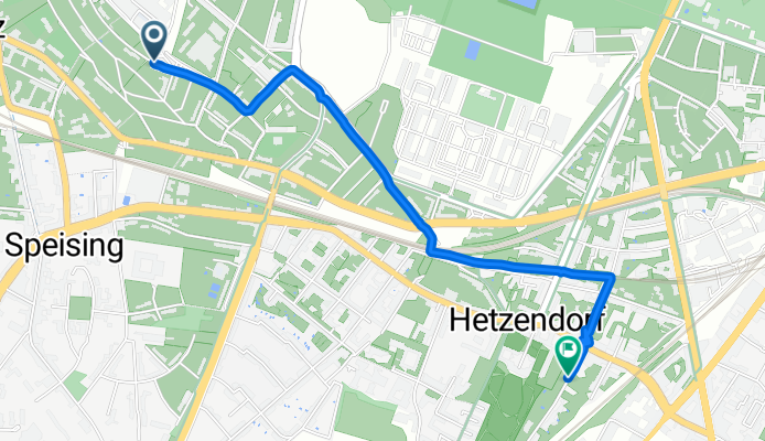 Hugo-Portisch-Gasse nach Kaulbachstraße