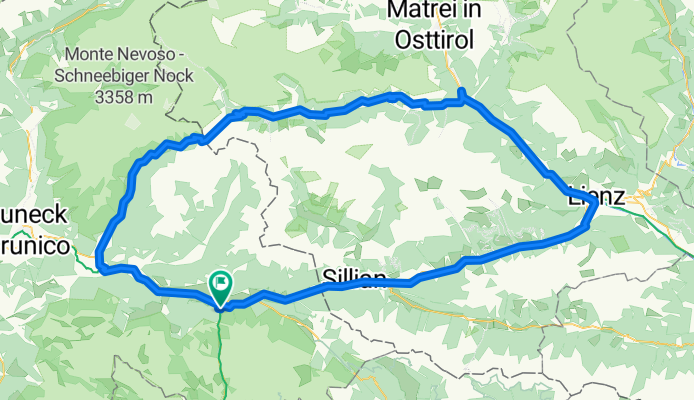 Rondrit Toblach - Oostenrijk via St Jakob & Lienz
