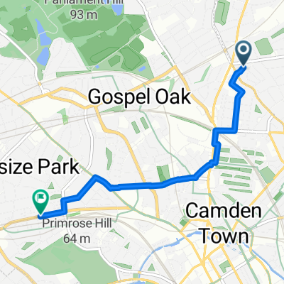 17 Southcote Road, London to 147–159 Adelaide Road, London