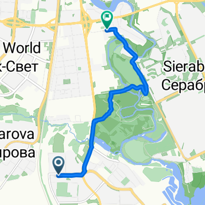 маршрут из улица Владислава Сырокомли 38/22