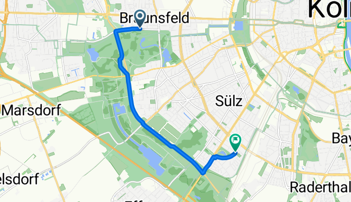 Friedrich-Schmidt-Straße, Köln nach Ölbergstraße, Köln