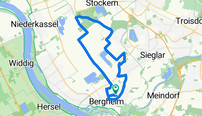 Gertrud-Bäumer-Straße, Troisdorf nach Gertrud-Bäumer-Straße, Troisdorf