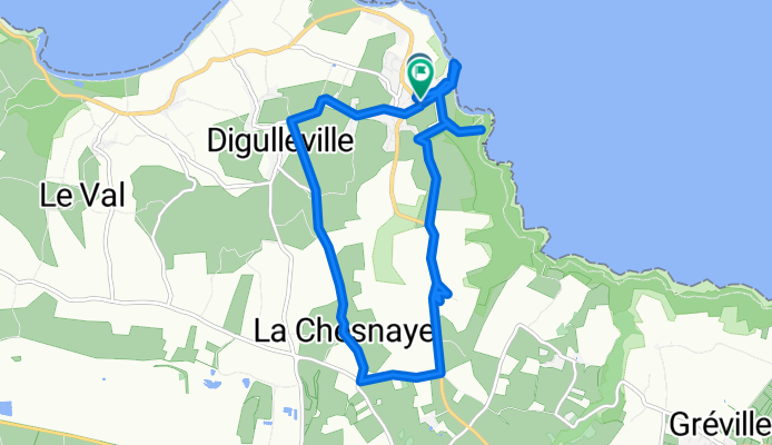 Rue de la Jonquiere nach Rue de la Jonquiere