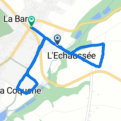 Rue du Prieuré, Longaulnay à La Barre de Bécherel, Longaulnay