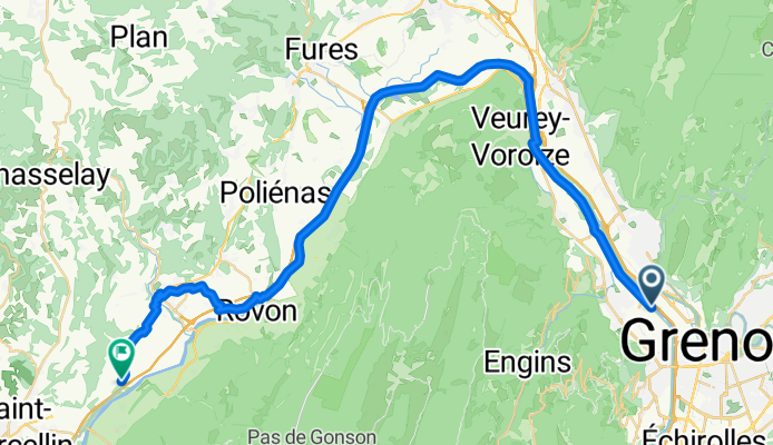 Cognin le Gorge - Grenoble 80km
