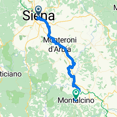 From Siena to Montalcino