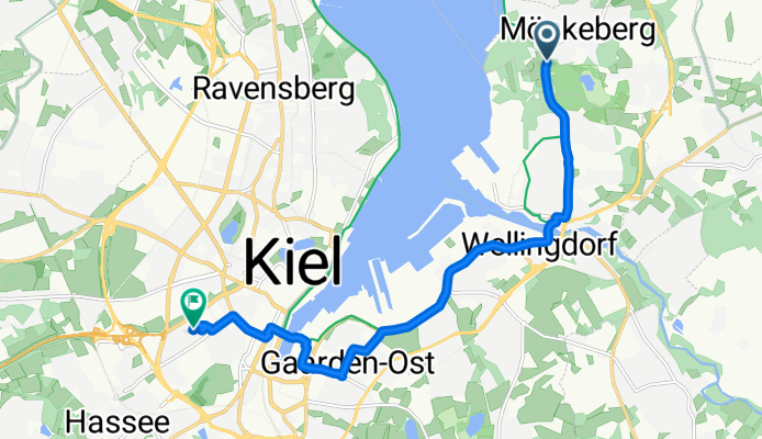 Am Eksol, Mönkeberg nach Lutherstraße, Kiel