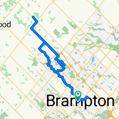 Brampton GO Return to Dixie Orchards Via Etobicoke Creek and Herat Lake