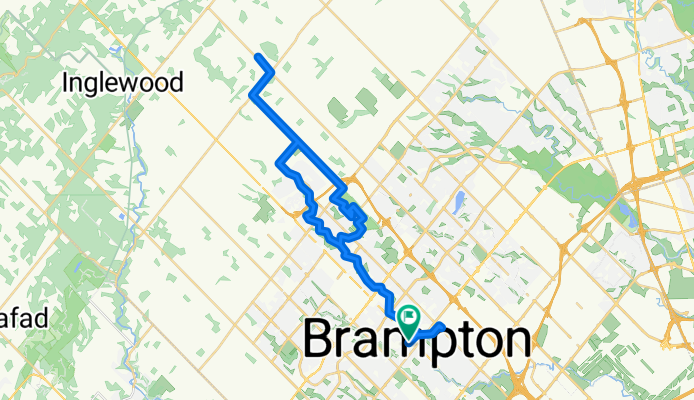 Brampton GO Return to Dixie Orchards Via Etobicoke Creek and Herat Lake