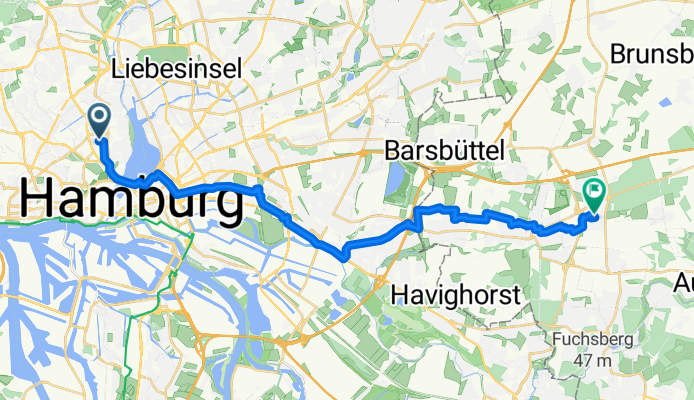 Rutschbahn, Hamburg nach Op den Stüben, Reinbek