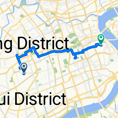 Wukang rd, Yuyuan rd, Jing'an temple,  Xintiandi, Yu garden, City god temple