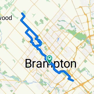 Brampton GO Return to Dixie Orchards Via Etobicoke Creek and Herat Lake