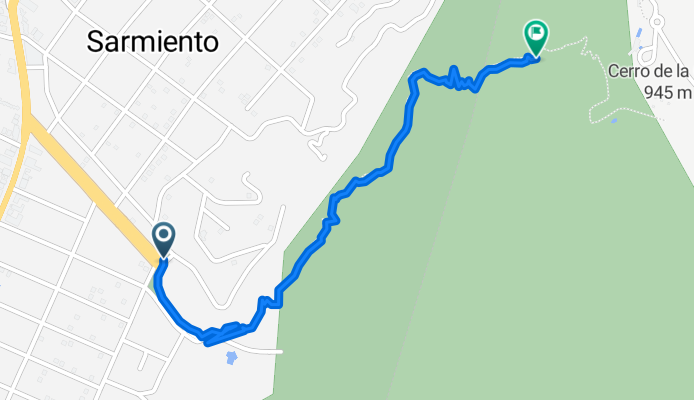 Ruta desde Avenida Estrada