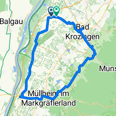 Hartheim am Rhein nach Zum Bohrerhof, Hartheim am Rhein