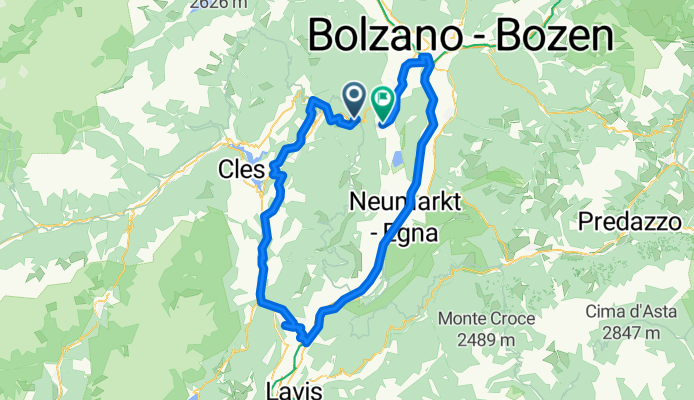 Mezzocorona- Caldaro - Mendola - Val di Non