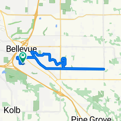 Hillside Heights Dr, Bellevue to Hillside Heights Dr, Bellevue