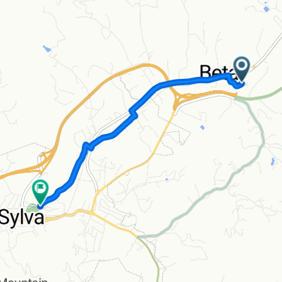 Route to Sylva Picnic Area