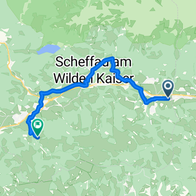 Route zu Das Bergdoktorhaus - Der Gruberhof