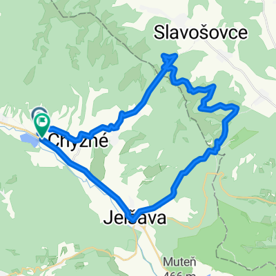 Trasa z Revúcka Lehota do Parkovisko