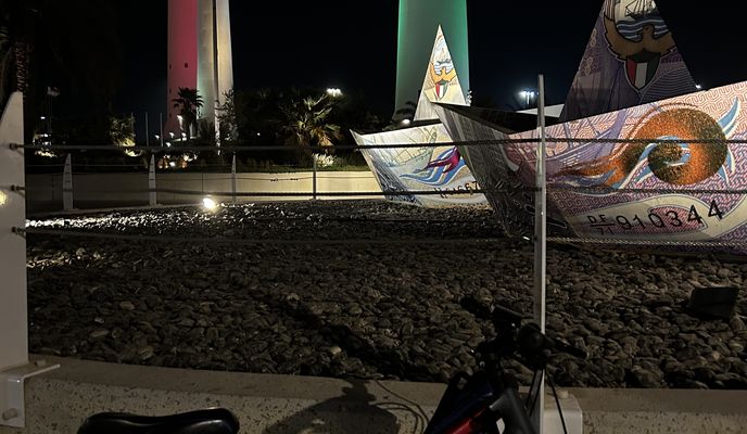 Photo 1 of the Bikemap route "Street 1, Salmiya to Street 1, Salmiya"